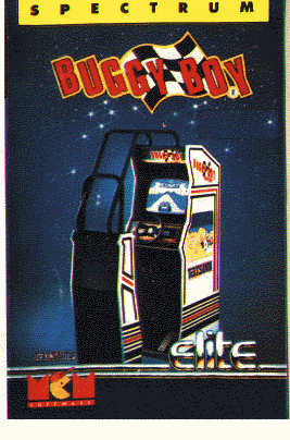 Buggy Boy box art for ZX Spectrum